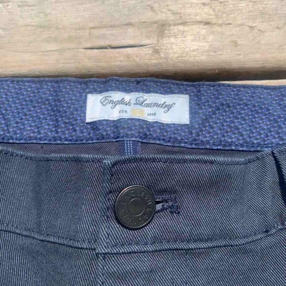 English Laundry Navy Slim Fit Pants Size 38x30 - Picture 4 of 12